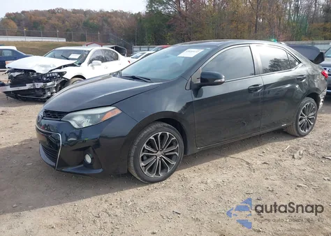 2015 Toyota Corolla S Plus from USA, damaged, VIN 2T1BURHEXFC481438